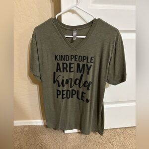 Olive Green Graphic Tee